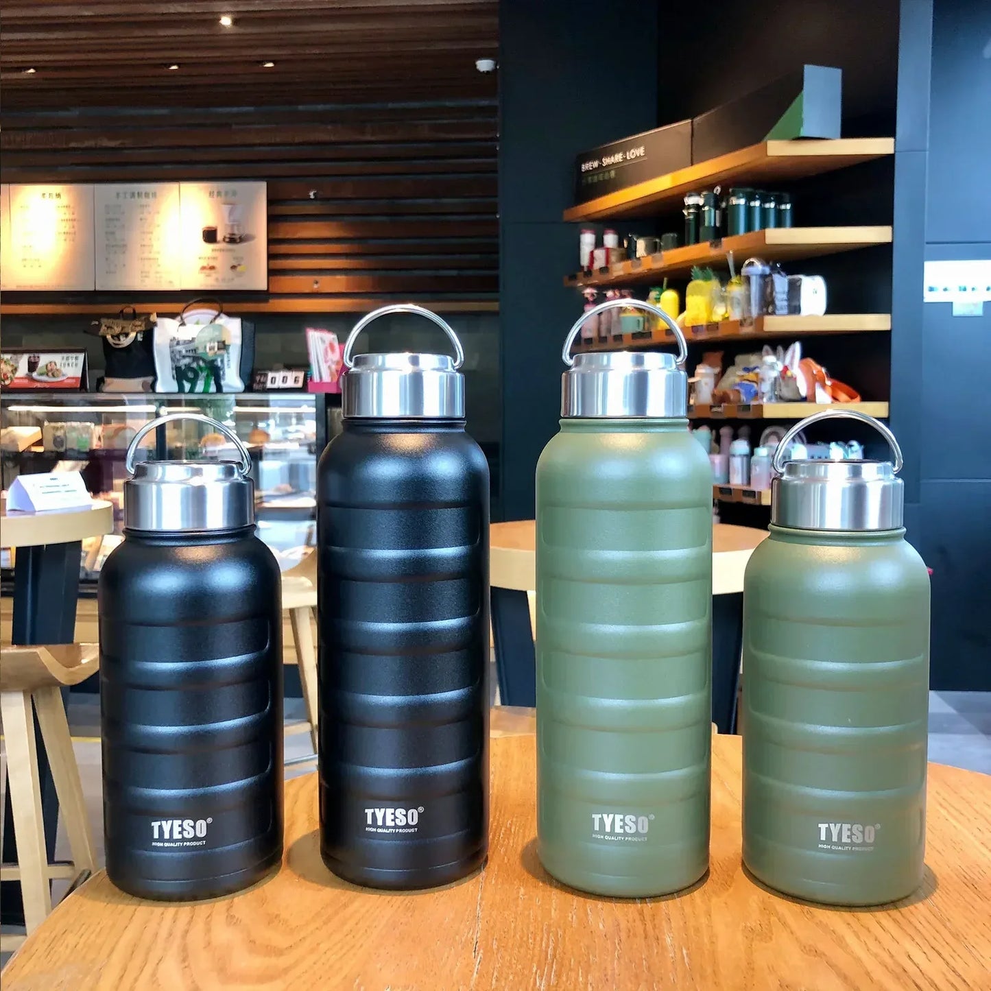 Tyeso Top-Rated Insulated water Bottle