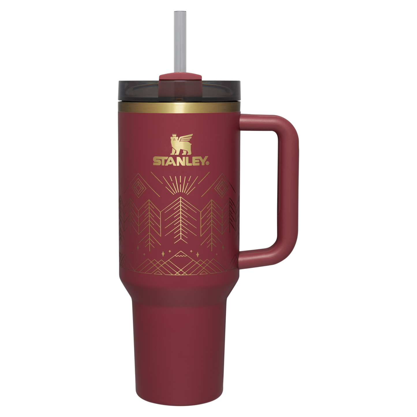 Stanley Tumbler 40 OZ Cranberry Winterscape