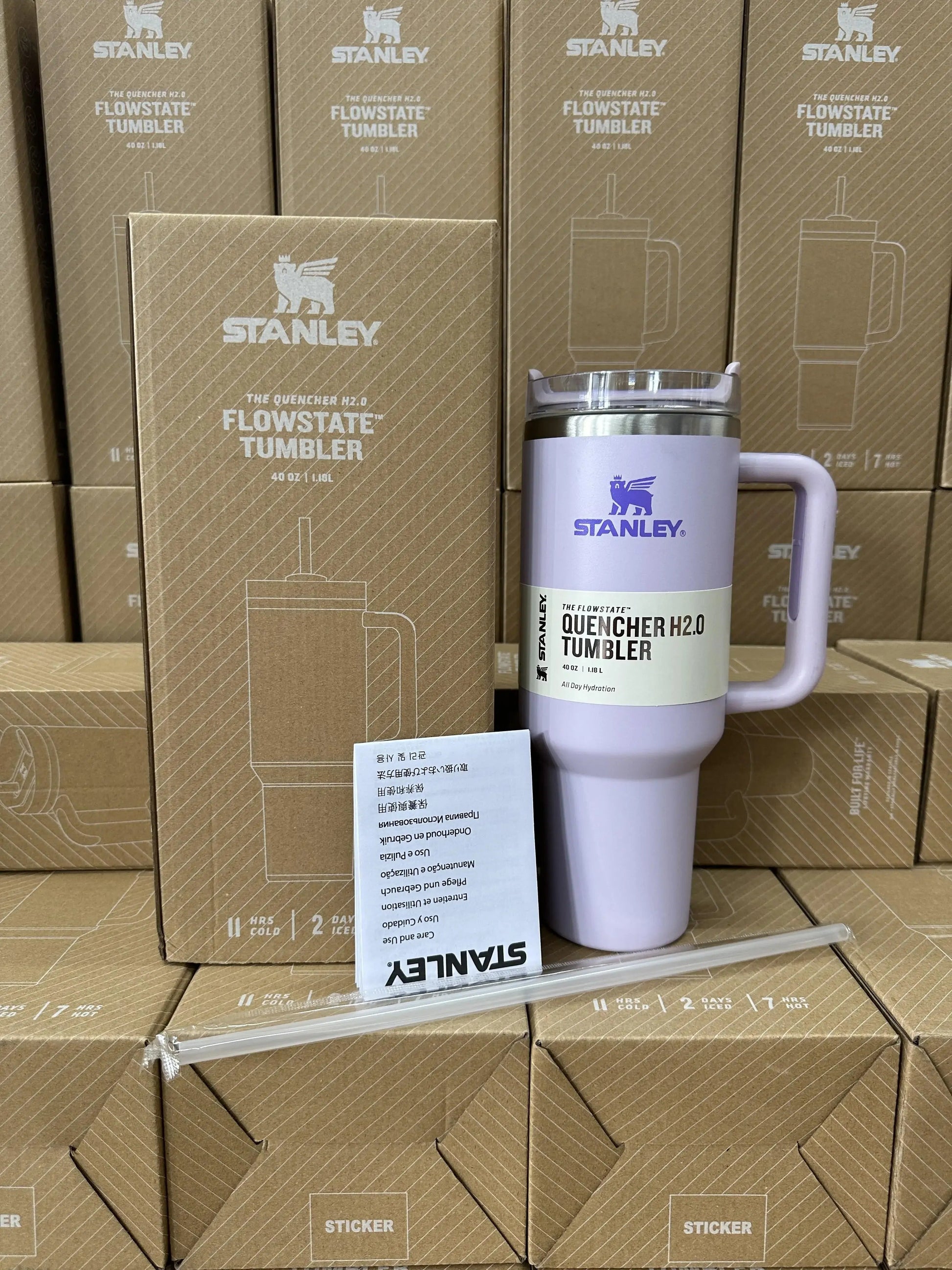Stanley 40 Oz Red Starbucks Tumbler H2.0 Quencher